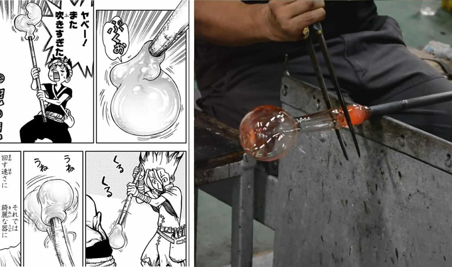 dr.stone real inventor compare