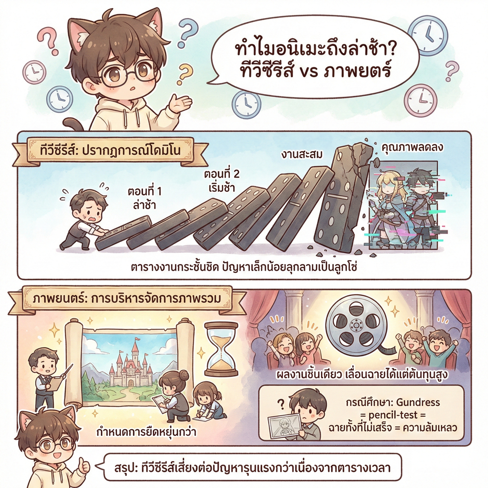 เมื่อผลิตไม่ทัน ระหว่างทีวีและอนิเมะเหมือนกันไหม ? 1 ผลิตไม่ทัน ระหว่างทีวีและอนิเมะเหมือนกันไหม ?